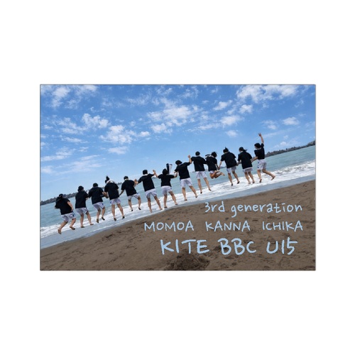 女子中学生バスケットボールチームの思い出アクリルブロック