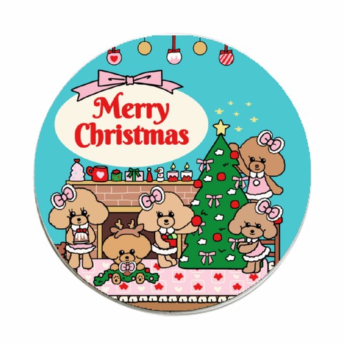 クリスマスパーティの準備がキュート！ポップなキャラクター缶