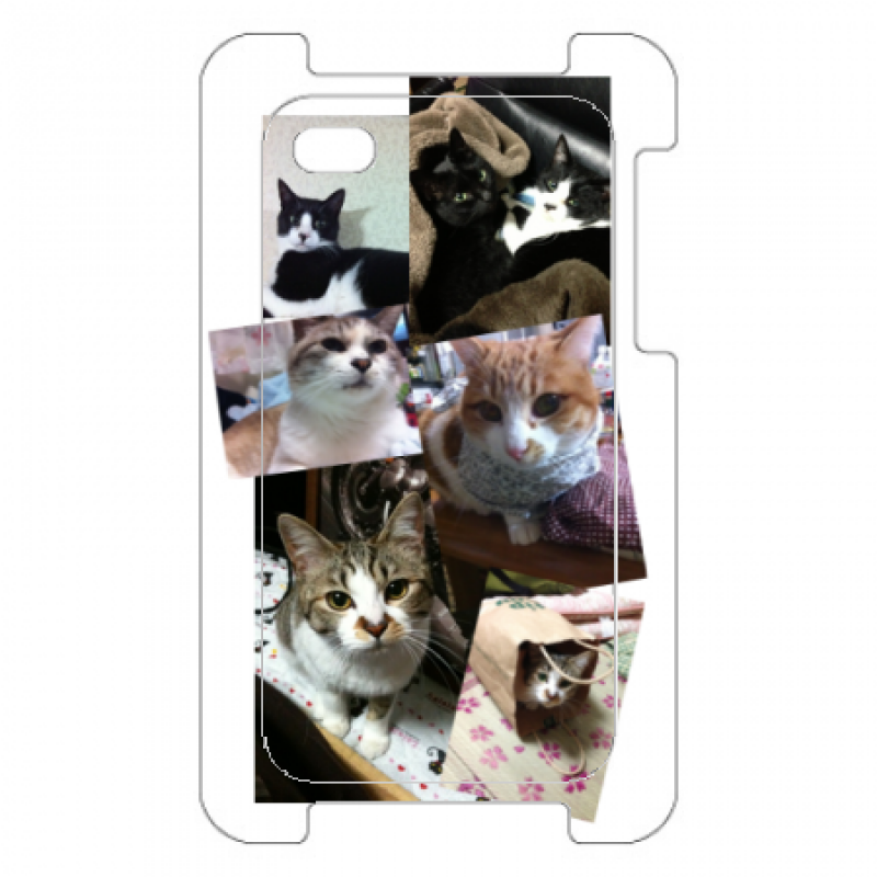 猫まみれのオリジナルiPhoneケース