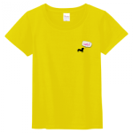 ワンポイントデザインをプリントしたオリジナルのレディースTシャツ