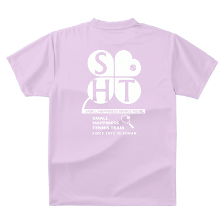 チームカラーに合わせたデザインをプリント！テニス用Tシャツ
