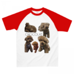 愛犬写真のオリジナルラグランTシャツ