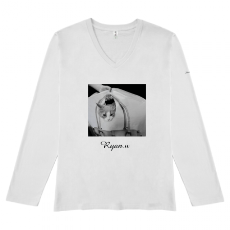 オリジナルフォトの長袖Tシャツ