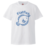 カレイのイラストで販売用のオリジナルTシャツを作成
