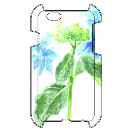 淡い色合いが素敵な花イラストのオリジナルスマホケース