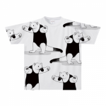 オリジナルの全面プリントTシャツ