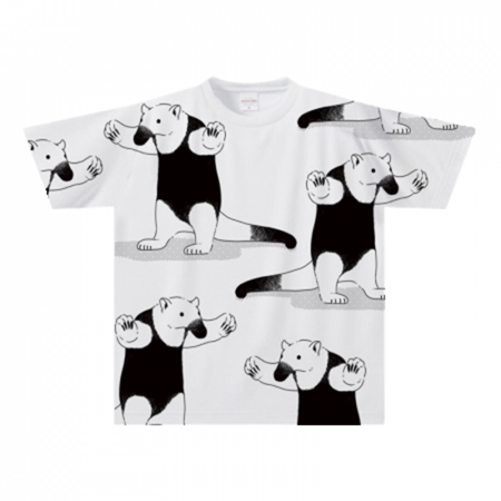 オリジナルの全面プリントTシャツ
