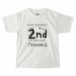 ２才の誕生日祝いにオリジナルTシャツ