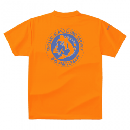 人魚のシルエットが印象的なダイビングのオリジナルTシャツ