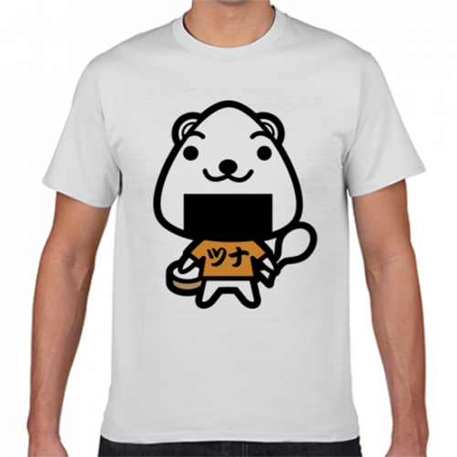人気のおにぎりデザイン♪オリジナルキャラのプリントTシャツ