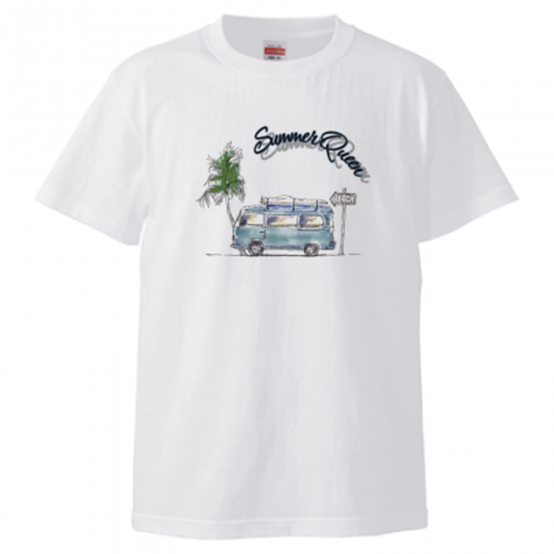 夏の雰囲気をプリント！オリジナルイラストTシャツ