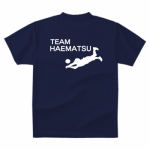 バレーボールクラブの練習用Tシャツ