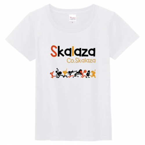 スカバンドのイラストをプリントしたオリジナルTシャツ