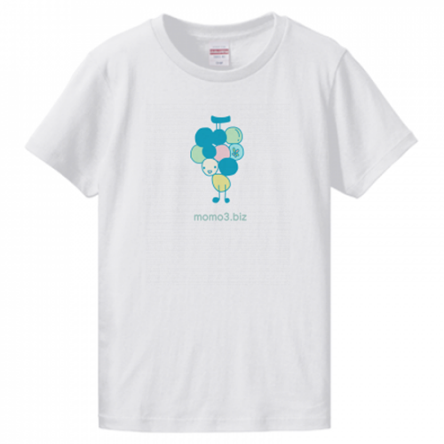 ぶどうのオリジナルキャラがかわいいプリントTシャツ