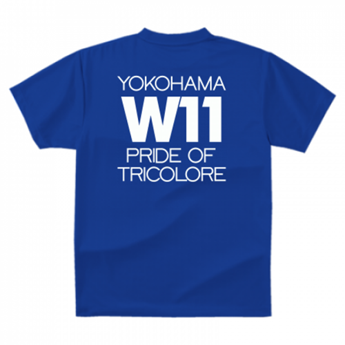 横浜のサッカーチームの応援団Tシャツ