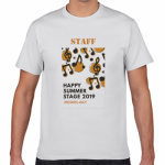 音符をプリント！音楽フェスのオリジナルスタッフTシャツ