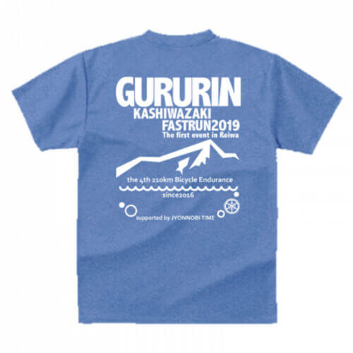 自転車レース大会のオリジナルプリントTシャツ