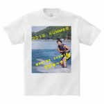 マリンスポーツの思い出をプリントしたオリジナルTシャツ