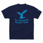 シンボルをプリントした女子サッカーチームのオリジナルTシャツ