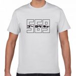 数字のロゴを大きくプリントしたイベントTシャツ