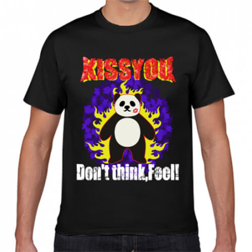 パンダのイラストがかわいいオリジナルのプリントTシャツ