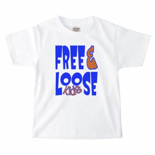 ポップなデザインをプリントしたオリジナルのキッズTシャツ