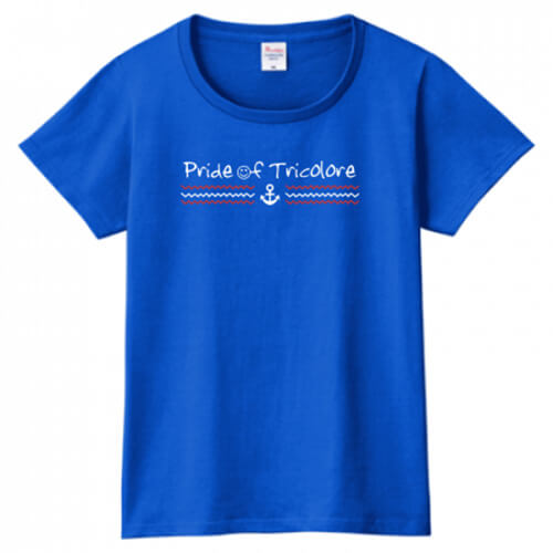 爽やかなマリノスサポーターの応援オリジナルTシャツ