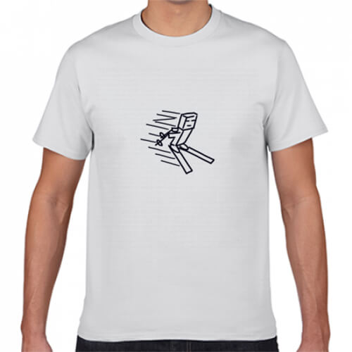 ワンポイントのキャラがかわいいオリジナルTシャツ