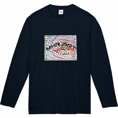 自作アートで子供用の長袖Tシャツを作成