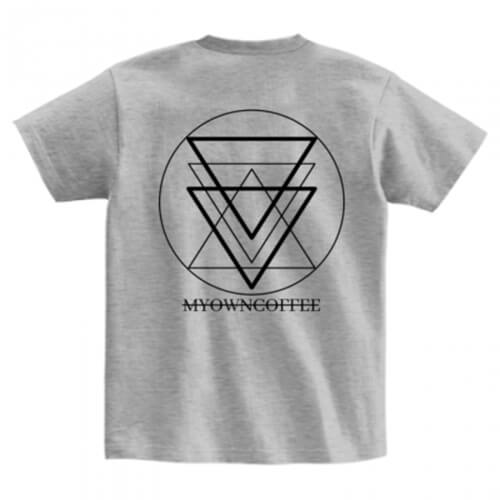 お洒落でシックなオリジナルのコーヒー店スタッフTシャツ