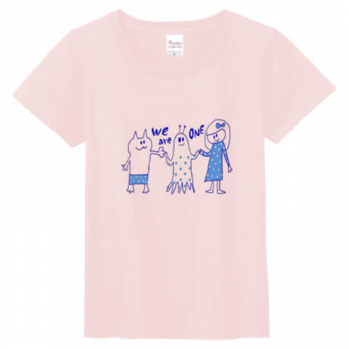 手描きイラストで作成したオリジナルTシャツ