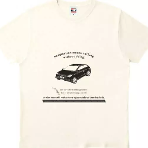 愛車のイラストをプリントしてオリジナルTシャツを作成！