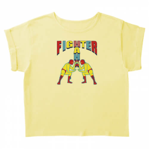 魅力的なイラストのプリントTシャツ