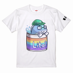 自作のキャラクターで作成したプリントTシャツ