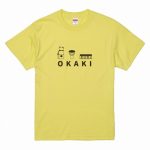 イラストをプリントした楽器店のオリジナルTシャツ