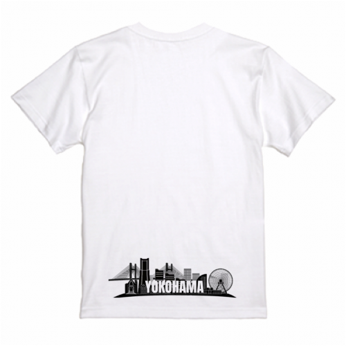 裾にイラストをプリントしたおしゃれなTシャツ