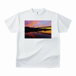 自作の写真をプリントしたオリジナルTシャツ