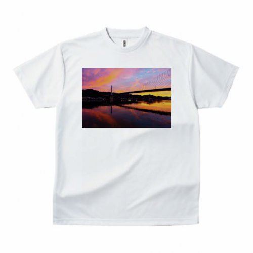 自作の写真をプリントしたオリジナルTシャツ
