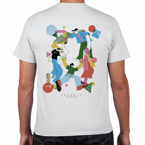 イラストをプリントしてサークルのオリジナルTシャツを作成！