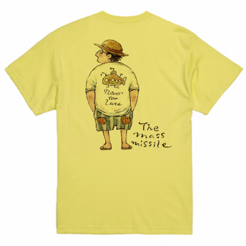 イラストをプリントしたバンドのオリジナルTシャツ