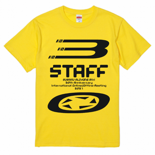 カーイベントのオリジナルスタッフTシャツ