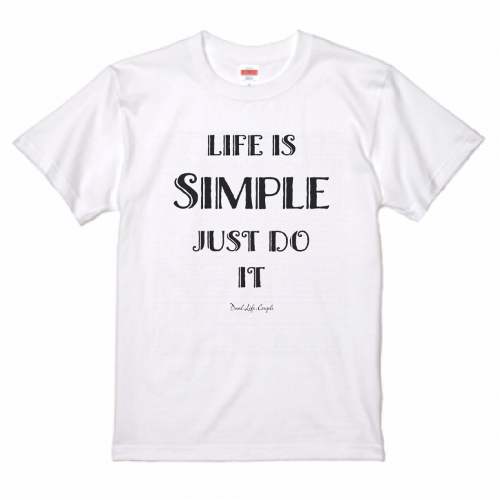 おしゃれな文字デザインをプリントした販売用のメッセージTシャツ