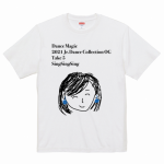 自作のイラストをプリントしたオリジナルTシャツ