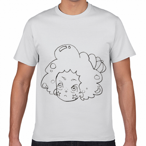 自作のイラストをプリントしたオリジナルTシャツを即日で作成！