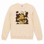 イラストデザインをプリントした販売用のオリジナルスウェット