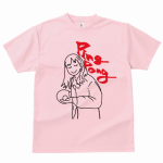 ピンポンのイラストがおしゃれなオリジナルのドライTシャツ