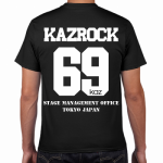 背番号を背中にプリントした会社のオリジナルTシャツ