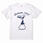 オリジナルのイラストをプリントしたおしゃれなスタッフTシャツ