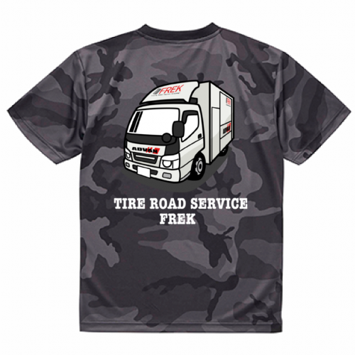 仕事着に会社のイラストをプリントしてオリジナルＴシャツを作成！