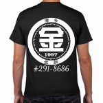 会社ロゴを大きくプリントしてオリジナルTシャツを作成!